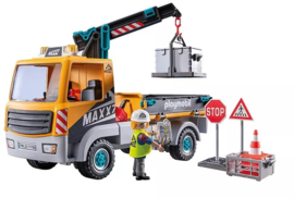 Playmobil 71750 - Vrachtwagen met kraan / Kiepwagen