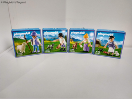 Playmobil 70161+70162+70163+70164, Milka Promo set