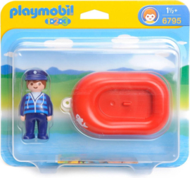 1.2.3. Playmobil 6795 - Zeeman met rubberboot