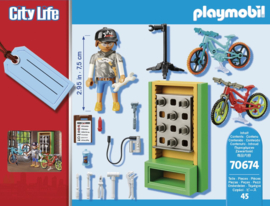 Playmobil 70674 - Kado set E-bike werkplaats