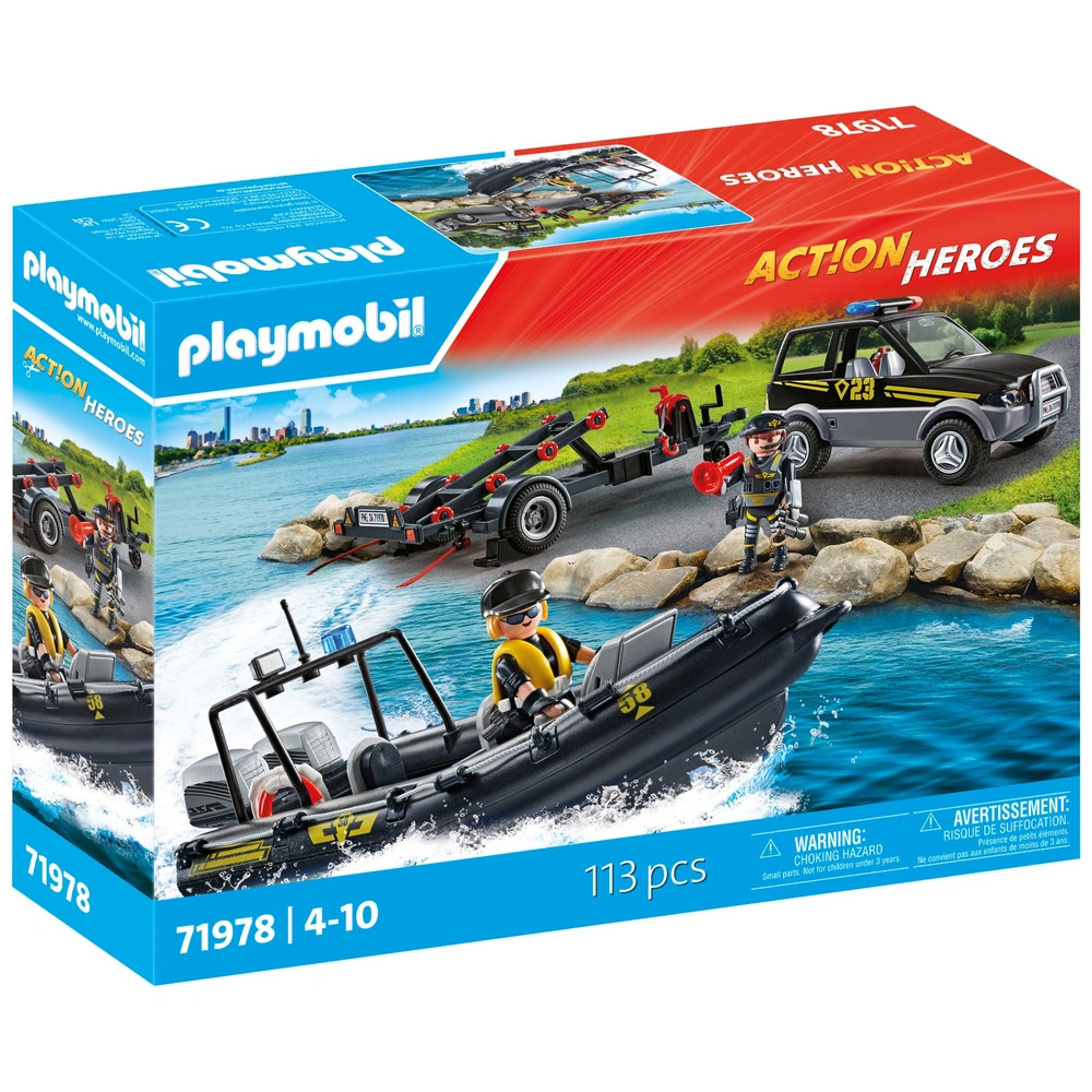 Playmobil 71978 - SIE Special Task Force inzet met onderwatermotor