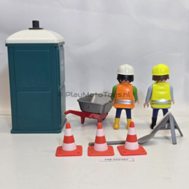 Playmobil 3275 - Bouwvakkers met dixi, 2ehands