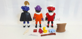 Playmobil 5040 - 3 Zwarte Pieten, gebruikt.