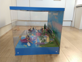 Playmobil 40 jarig jubileum grote winkel vitrine, met licht en draaiplateau ​(sets 5169 & 5456)
