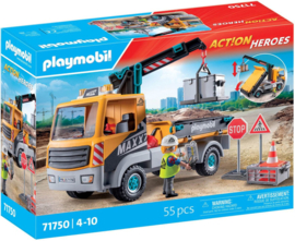 Playmobil 71750 - Vrachtwagen met kraan / Kiepwagen