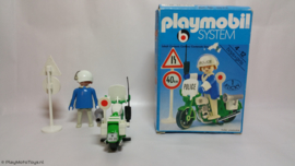 Playmobil 3572 - Politiemotor "Police", gebruikt