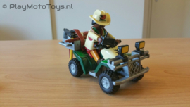 Playmobil 4176 - Onderzoeker met quad,  2ehands