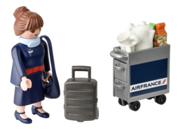 Playmobil 9151 - Air France Stewardess  - Promo