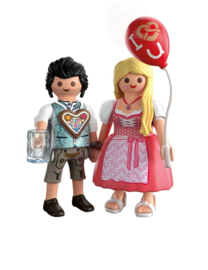 Playmobil 72094 - Trachtenpaar / Stel in klederdracht - Promo