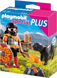 Playmobil 4769 - Special Plus Barbaar met Kampvuur en Hond