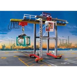 Playmobil 70770 - Portaalkraan met containers