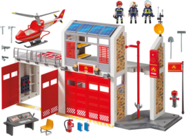 Playmobil 9462 - Grote brandweerkazerne met helicopter