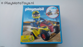 Playmobil 4425 - Gele Race quad met pullbackmotor