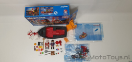 Playmobil 5206 - De Stoomboot van Sinterklaas, gebruikt met doos.