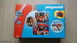 Playmobil 5663 - Meeneem Brandweer kazerne met brandweermotor