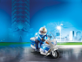 Playmobil 6923 - Politiemotor met LED-licht