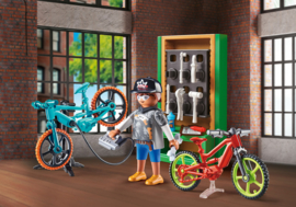 Playmobil 70674 - Kado set E-bike werkplaats