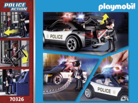 Playmobil 70326 - Politiebureau met helikopter, politieauto en motor