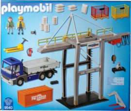 Playmobil 9540 - Electrische Containerkraan met Vrachtwagen (exclusive set)