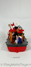 Playmobil 5206 - De Stoomboot van Sinterklaas, gebruikt.