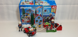 Playmobil 5169 - Brandweer compact set 40-jarig jubileum, 2ehands