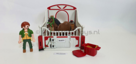 Playmobil 5108 - Shire met paardenbox, 2ehands