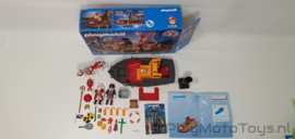 Playmobil 5206 - De Stoomboot van Sinterklaas, gebruikt met doos.