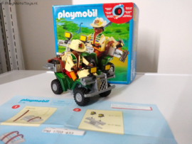 Playmobil 4176 - Onderzoeker met quad in doos,  2ehands