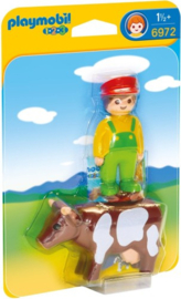1.2.3. Playmobil 6972 - Boer met Koe