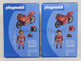 Playmobil 992207 - Ducati MotoGP bundel (72377&72378)  PROMO