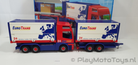 Playmobil 4323 - Truck and Trailer, 2eHands met doos.