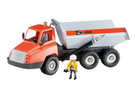 Playmobil 6508 - Grote oranje kiepwagen / Dumptruck
