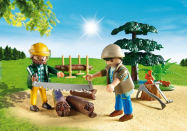 Playmobil 6814 - Houthakkers met tractor