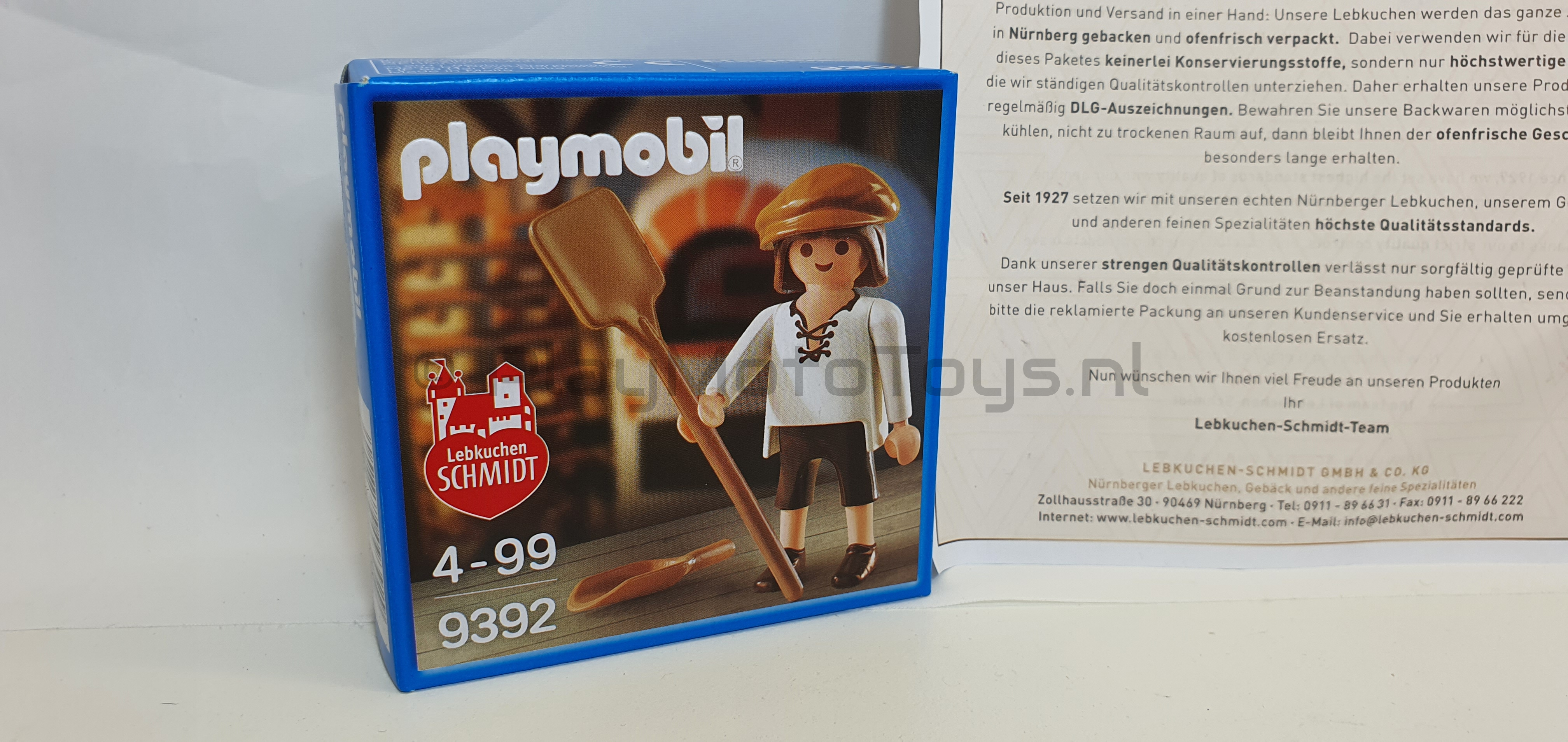Playmobil 9392 - Lebkuchen-Schmidt Bakker (V1)  Promo MISB