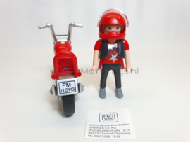 Playmobil 1000 - Motorrijdster (DS)