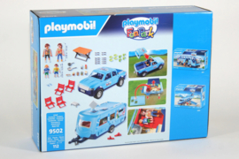 Playmobil 9502 - FunPark Pickup met caravan, V2.