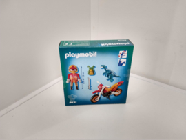 Playmobil 9431 - Motorcrosser met Raptor