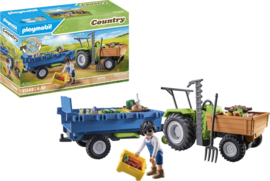 Playmobil 71249 - Tractor met aanhanger