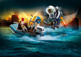 Playmobil 70782 - Politiejetpack: arrestatie van de kunstdief