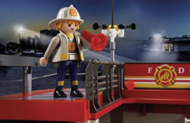 Playmobil 5663 - Meeneem Brandweer kazerne met brandweermotor