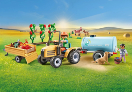 Playmobil 71442 - Tractor met aanhanger en watertank