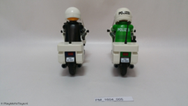 Playmobil 3983 + 3986 - Politiemotoren set, 2ehands.