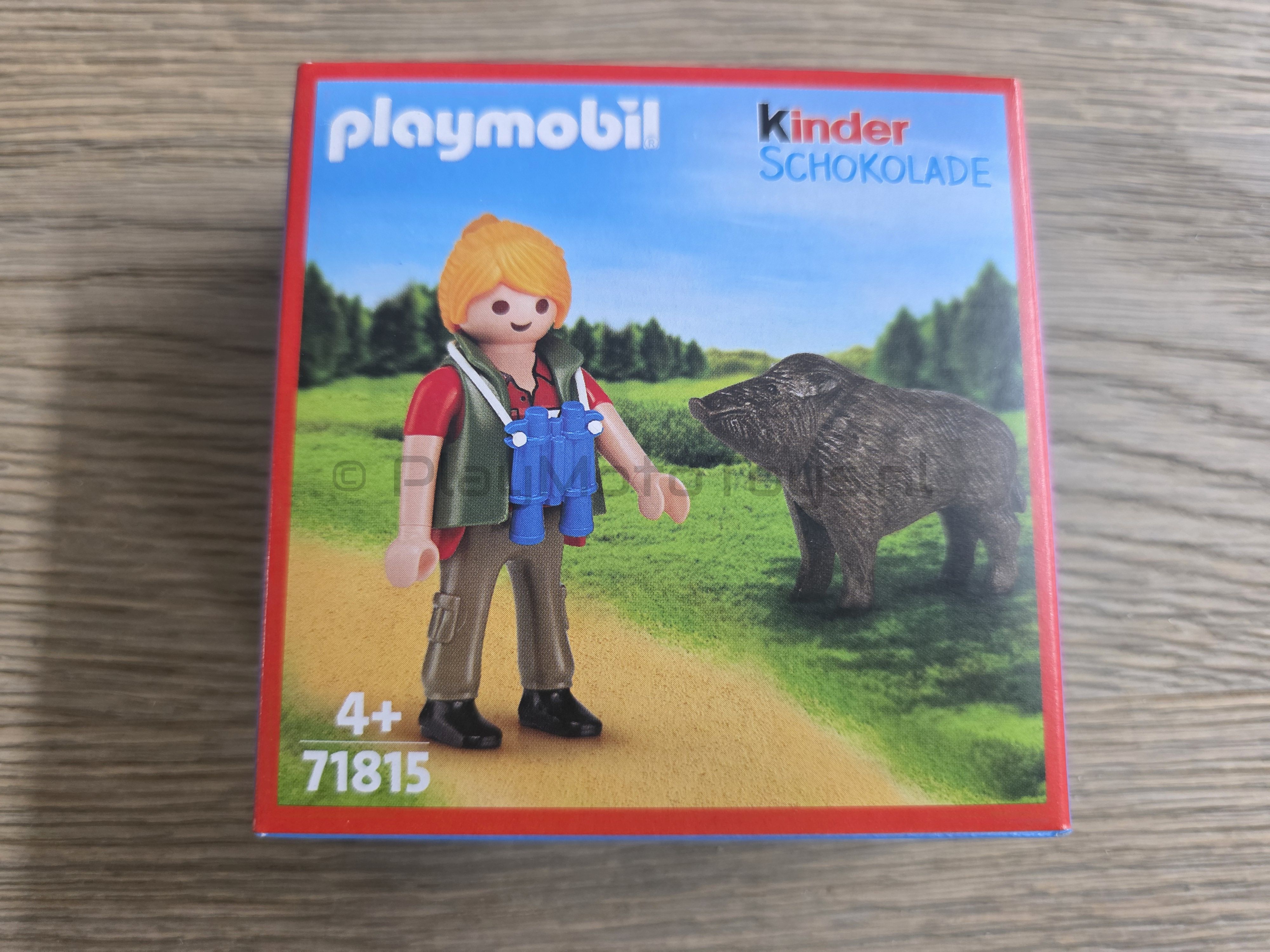 Playmobil 71815 - Kinder Schokolade Boswachter met wild zwijn - promo