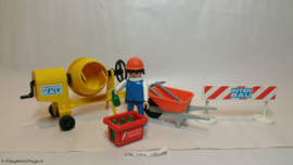 Playmobil 3562 - Bouwvakker met cementmixer, 2ehands