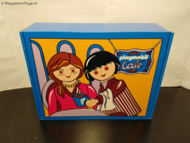 Playmobil Geschenkset 2005 - City Life Coffee set met porseleinen mok & 2 zilveren lepels