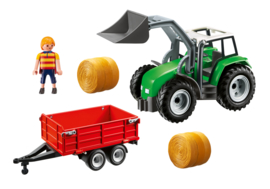 Playmobil 6130 - Tractor met aanhangwagen