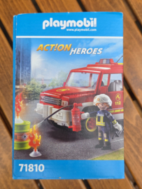 Playmobil 71810 - Fire Chief with jeep, promo Rossman