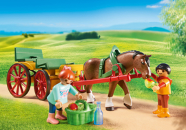 Playmobil 6932 - Paard en wagen