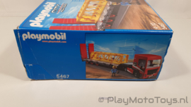 Playmobil 5467 - Zwaar transport vrachtwagen / Truck, 2ehands met doos (B)