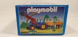 Playmobil 3073 - Tractor met hooiwagen